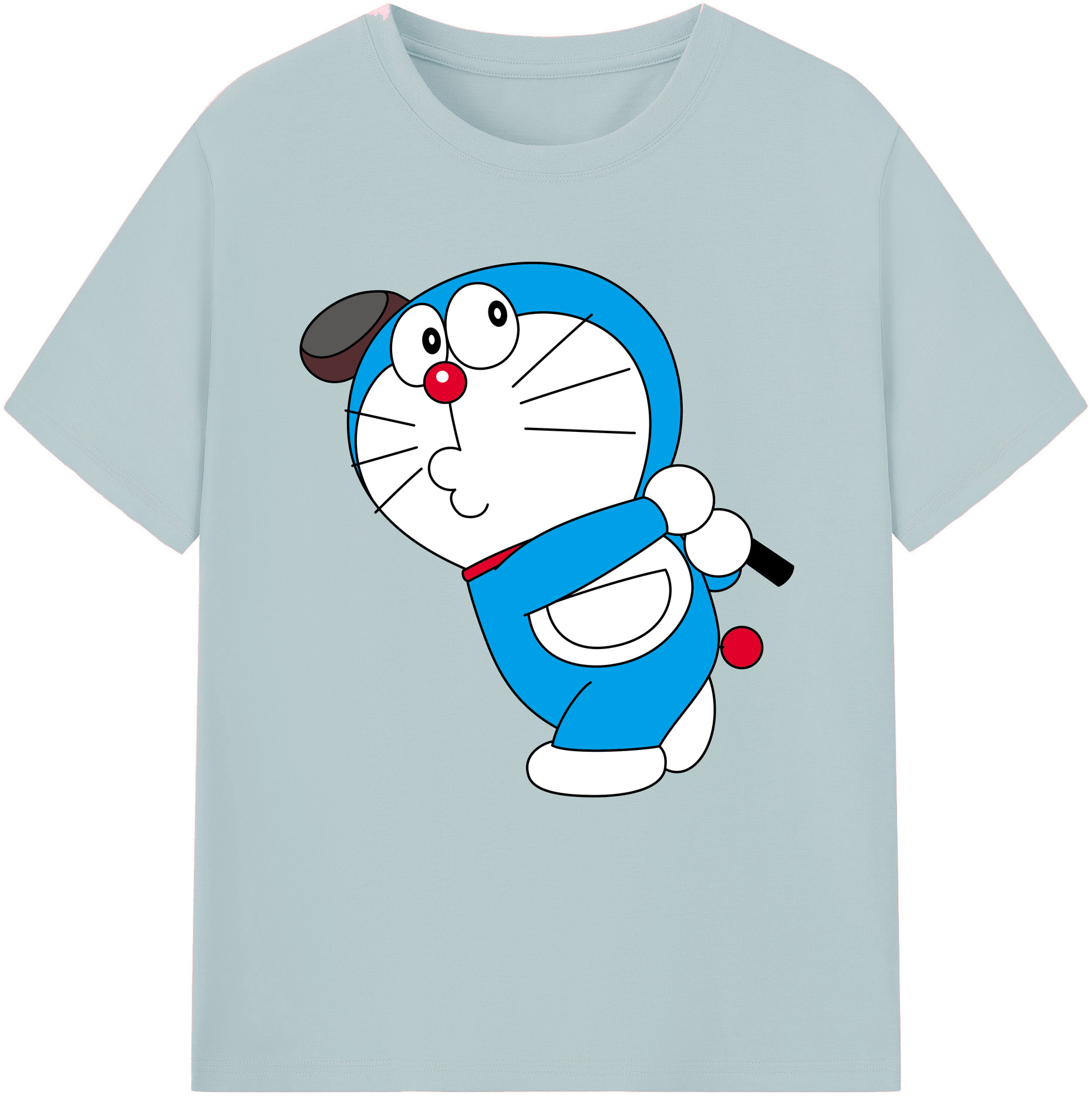 （画像用） ドラえもん Doraemon 綿100％半袖Tシャツ（フロントプリント）